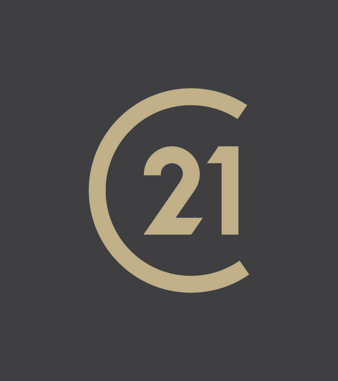 C21シール黒地ゴールド抜き